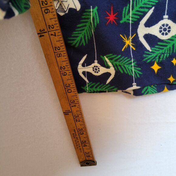 Hanna Anderson x Star Wars Mens Christmas Pajama Pants Size XL Blue Lounge Sleep - Picture 8 of 9